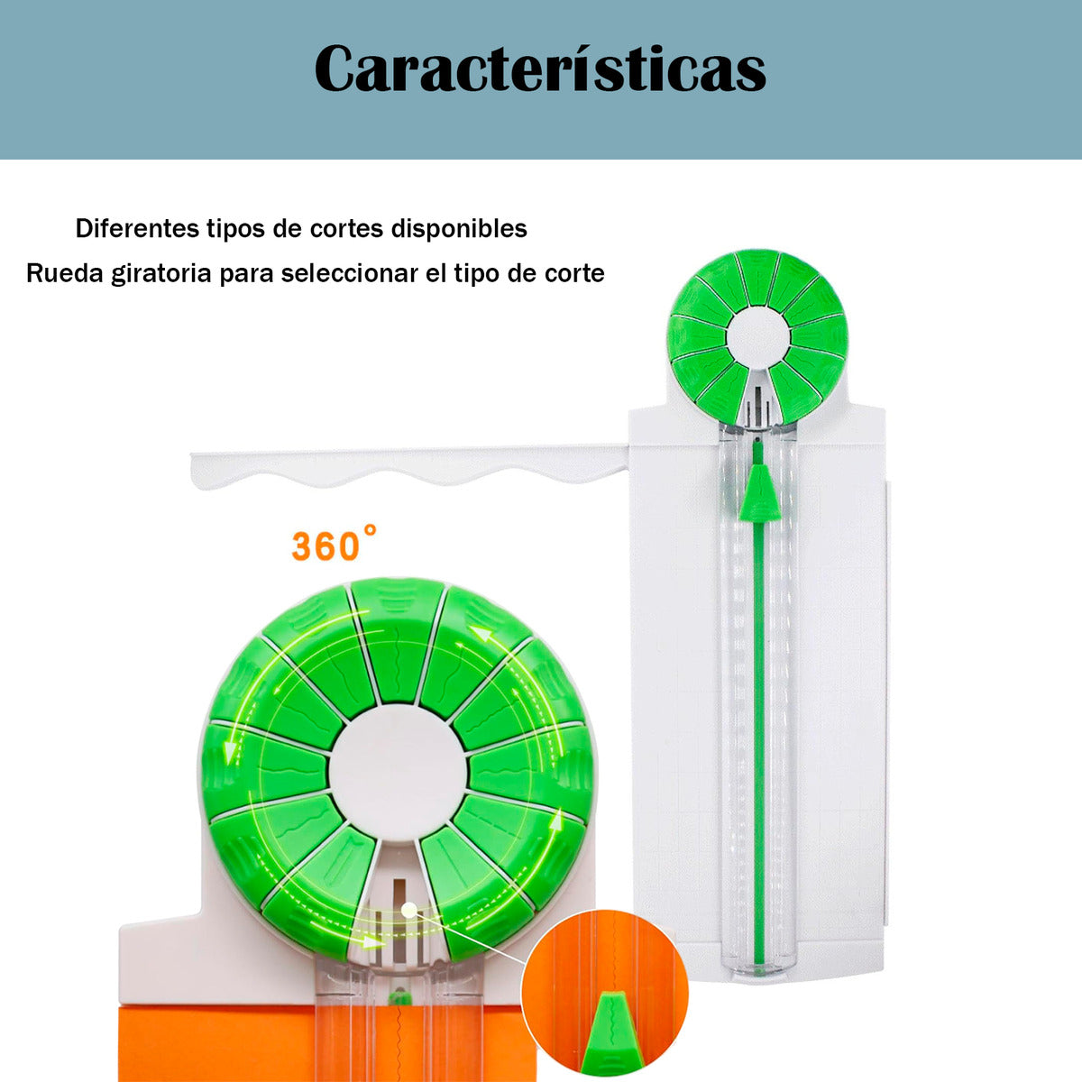 Guillotina Cortador Papel Multiuso 12 Cortes En 1 Scrapbook