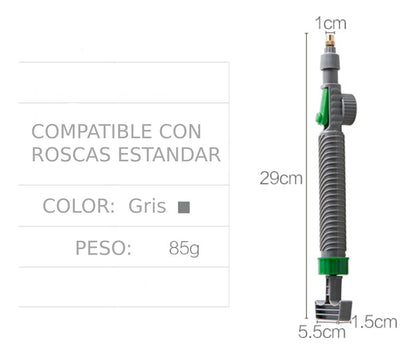 Fumigador Aspersor Tapa Botella Rosca Manual Valvula Jardin