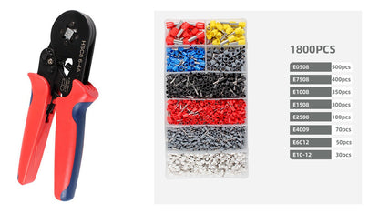 Pinza Alicate Crimpador Abrazadera Ponchador Terminal 1800pz