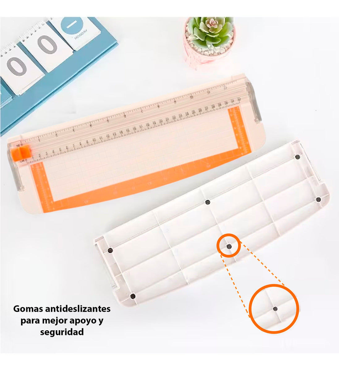 Guillotina Regla Cizalla Cortadora Papel Carta Foto Tarjeta