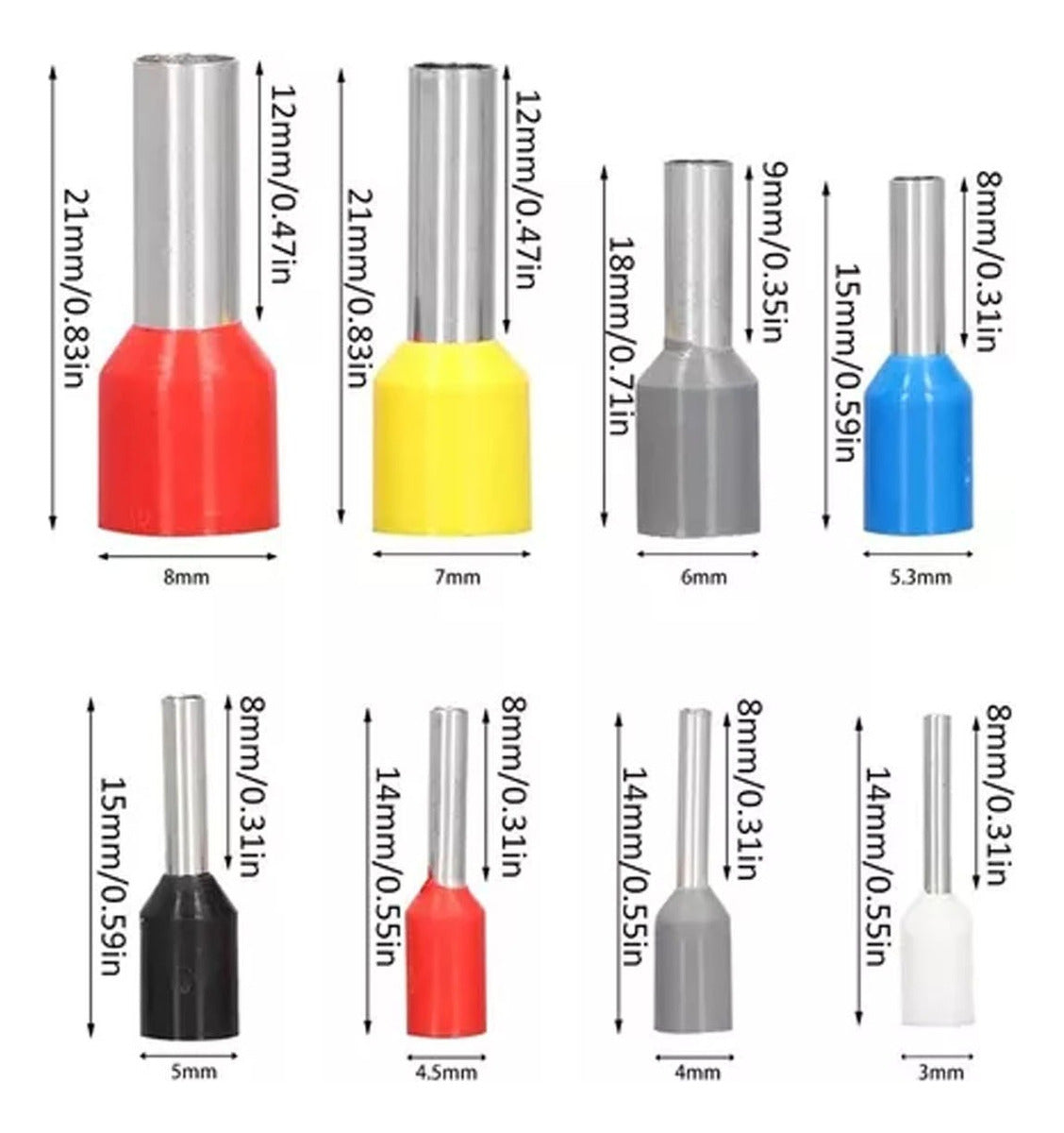 Pinza Alicate Crimpador Abrazadera Ponchador Terminal 1800pz