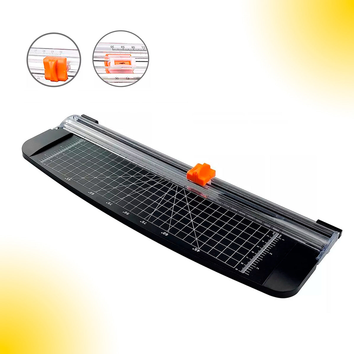 Guillotina Plastico Cortador Regla Papel Foto Tarjeta Carta