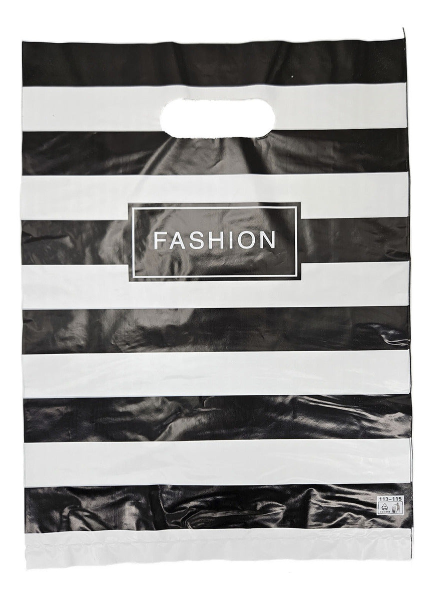 100 Bolsa Boutique Polipapel Regalo Decorada Diseño 30x40cm