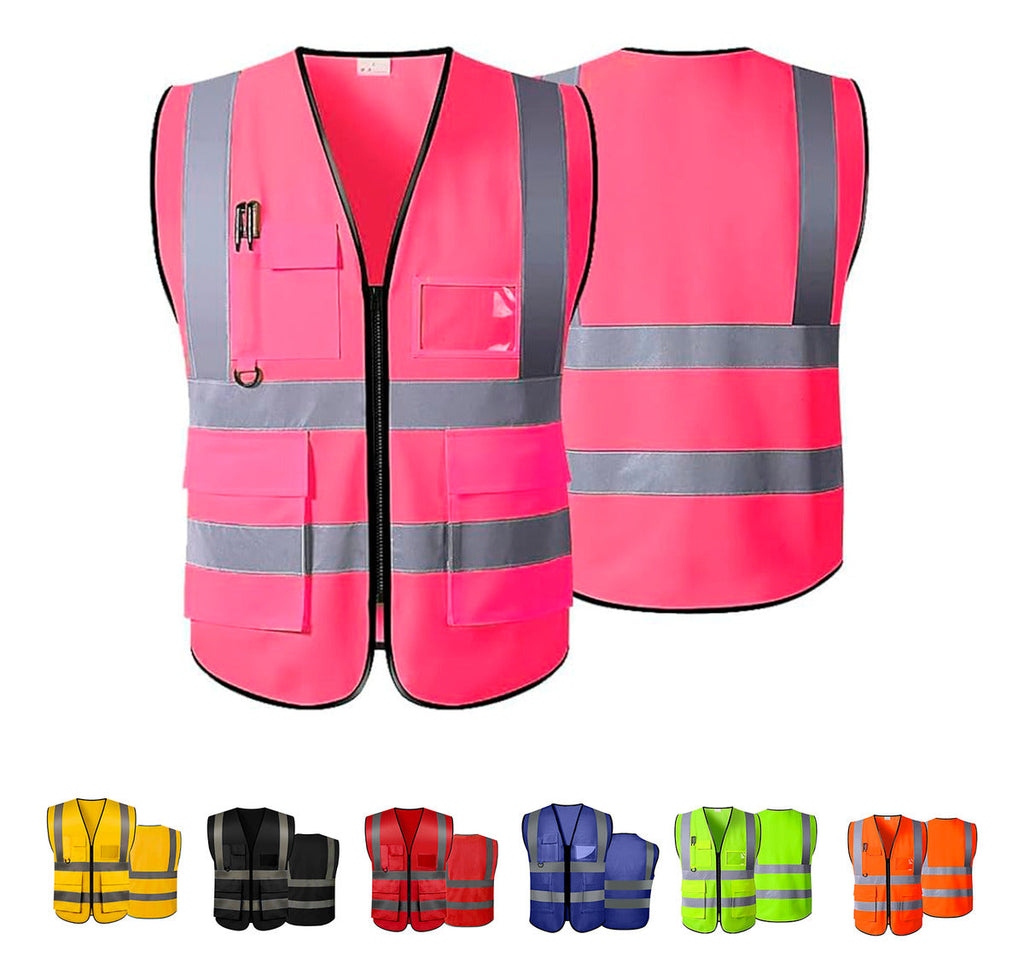 Chaleco Seguridad Trabajo Industrial Brigadista Reflectante