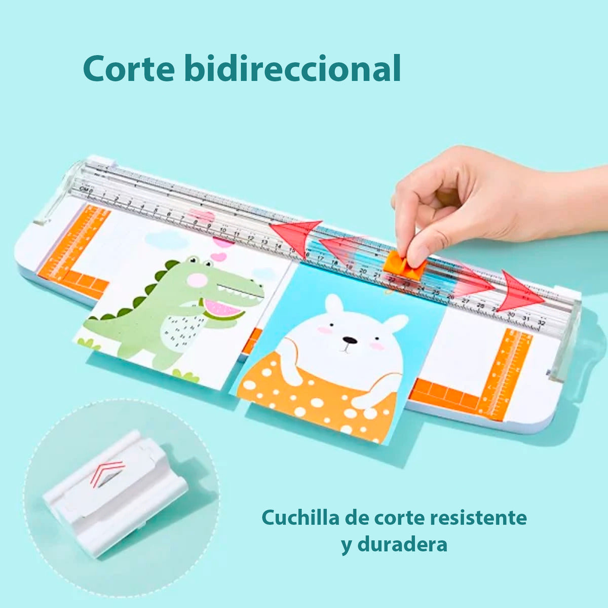 Guillotina Regla Cizalla Cortadora Papel Carta Foto Tarjeta