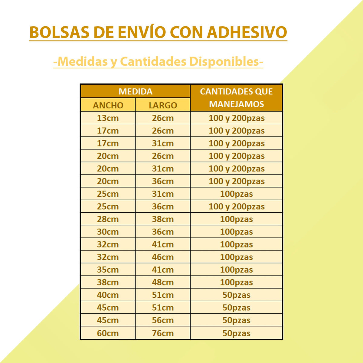 Bolsa Envio Paqueteria Poly Sobre Flyer Mensajeria