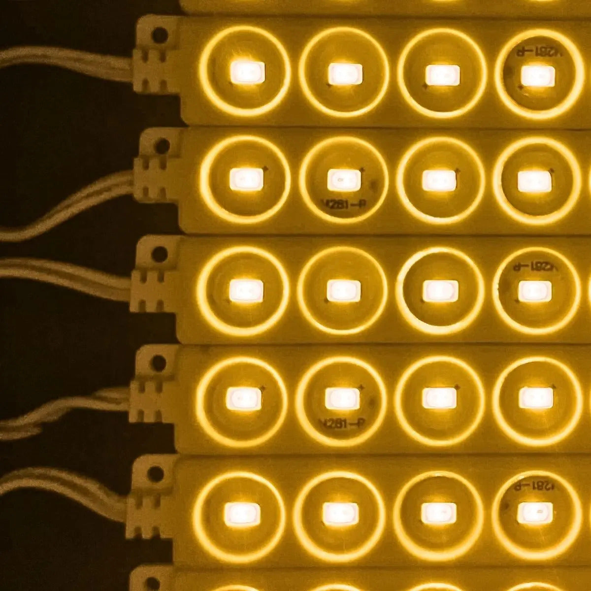 Luz Modulo Led Kit 20pz Tira Modular 12v 5030 Publicidad Iluminacion Decoracion Anuncio Impermeable Ip65 Exterior Alta luminosidad Luz