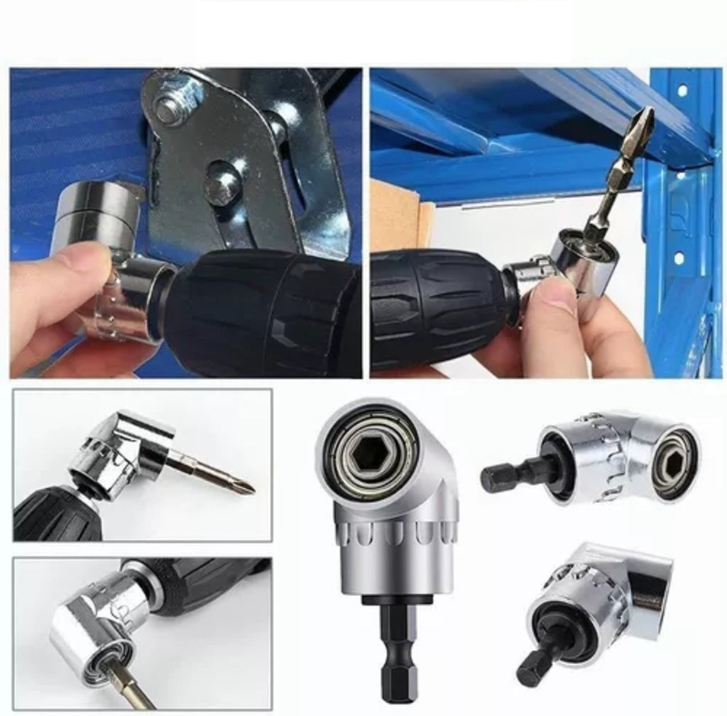 Adaptador Taladro Angulo 105° Broca Extension Flexible Dado