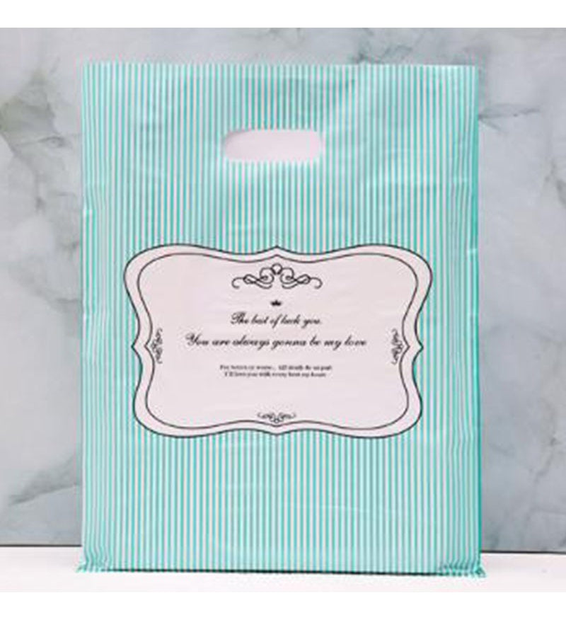 100 Bolsa Boutique Polipapel Decorada Diseño 25x35cm