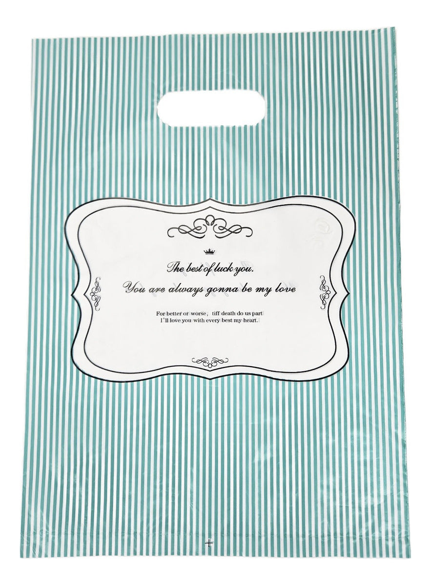 100 Bolsa Boutique Polipapel Decorada Diseño 25x35cm