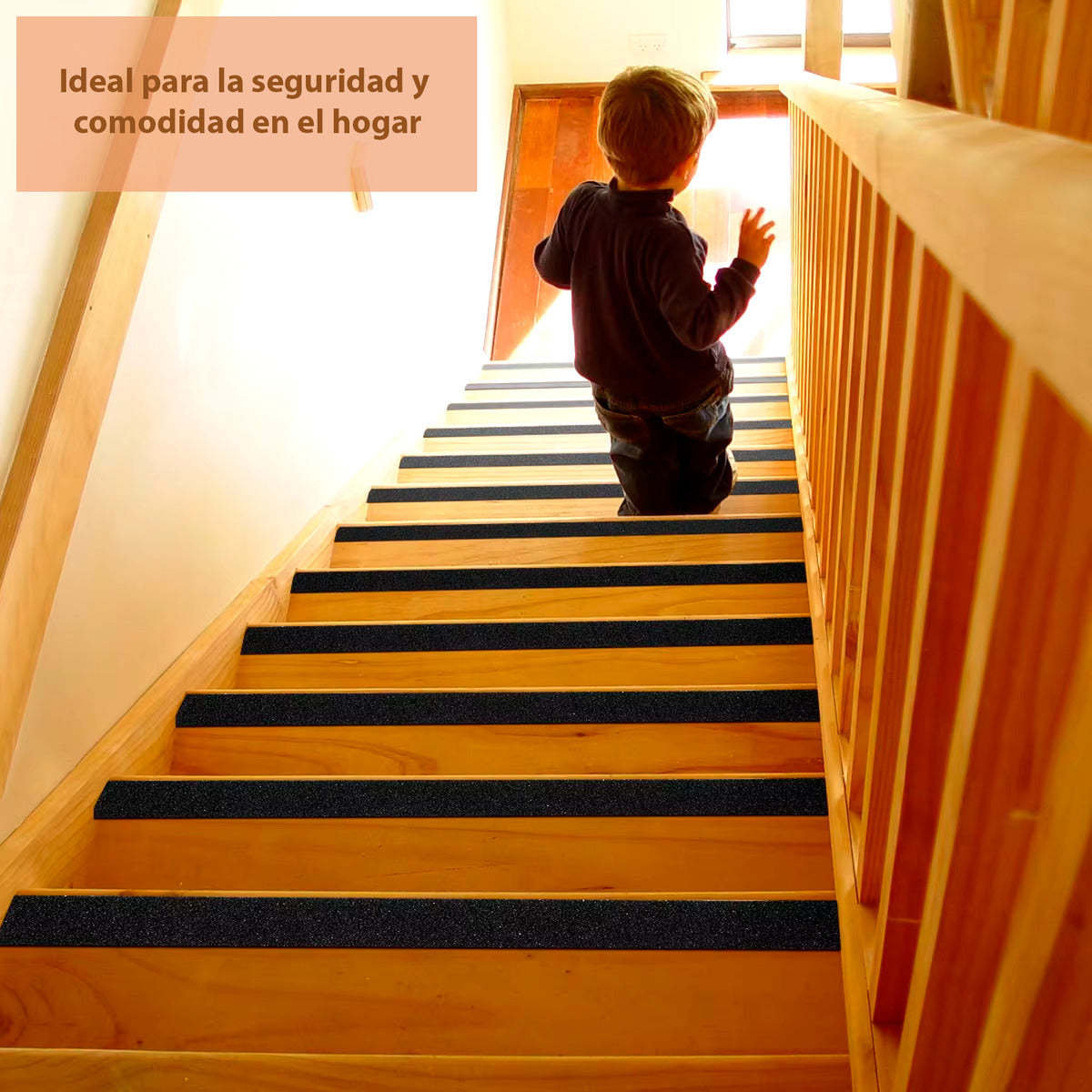 Cinta Antiderrapante Adhesiva Abrasivo Piso Seguridad 10m