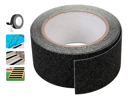 Cinta Antiderrapante Adhesiva Abrasivo Piso Seguridad 10m