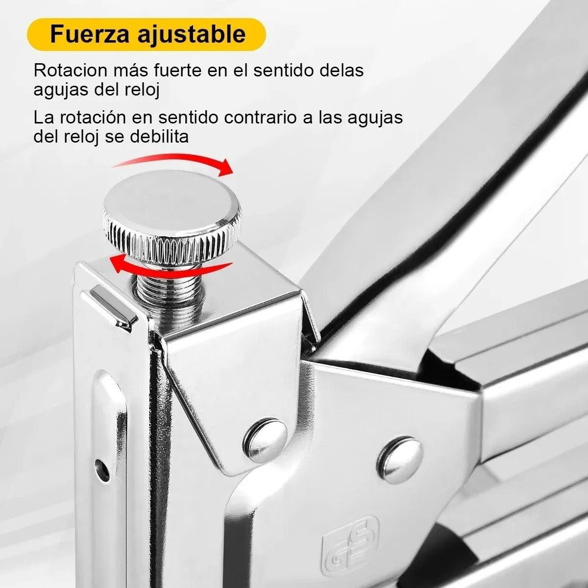 5 Piezas Engrapadora Tipo Pistola Tapiceria Uso Rudo Clavadora 3 En 1