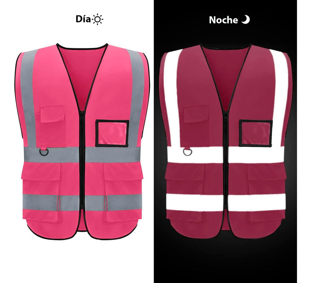 Chaleco Seguridad Trabajo Industrial Brigadista Reflectante
