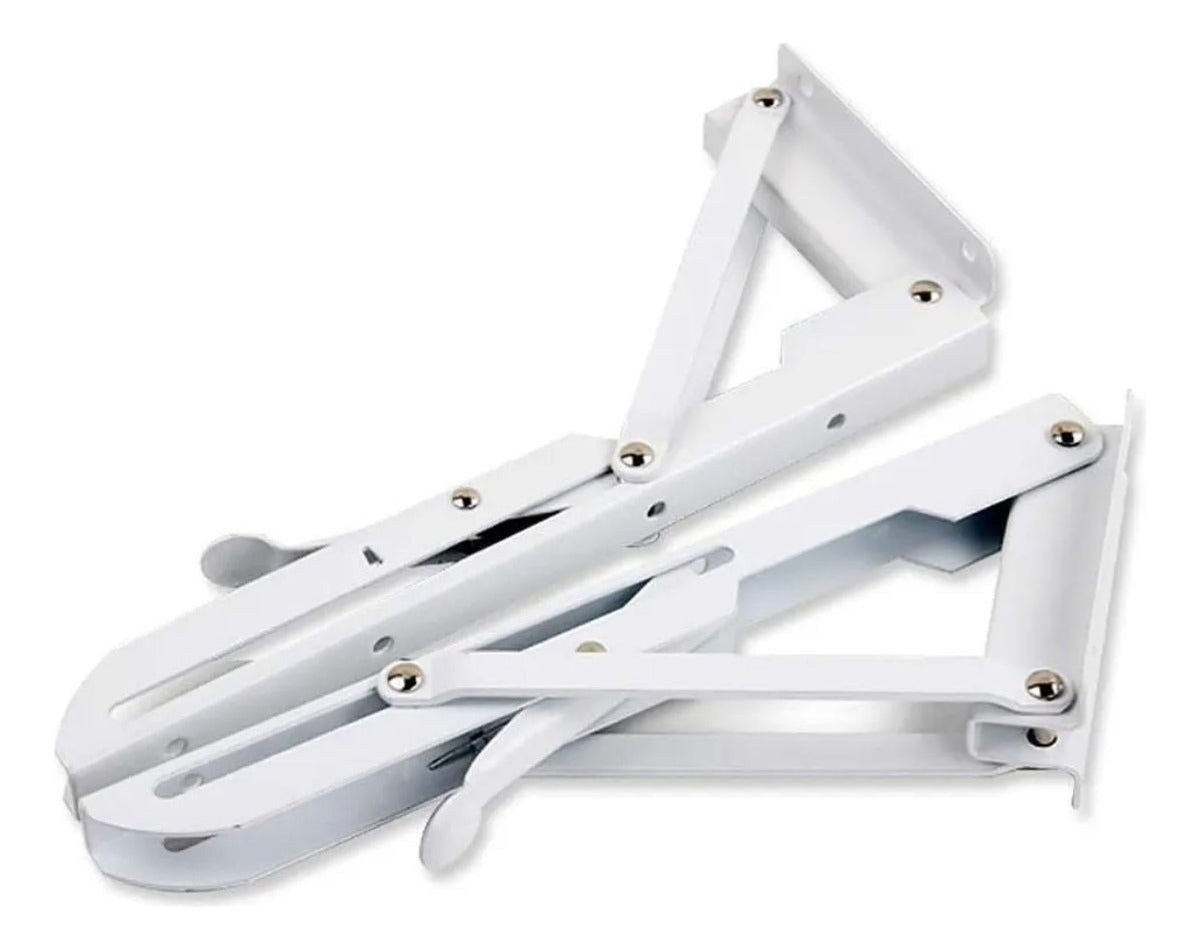 Mensula Soporte Repisa Acero Brazo Abatible Par 20cm