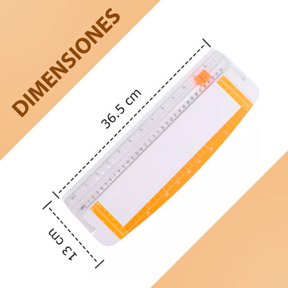 Guillotina Regla Cizalla Cortadora Papel Carta Foto Tarjeta