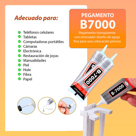 B7000 Pegamento Adhesivo Transparente Multiuso Celular