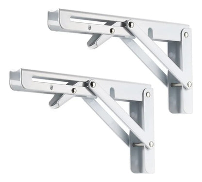 Mensula Soporte Repisa Acero Brazo Abatible Par 50cm