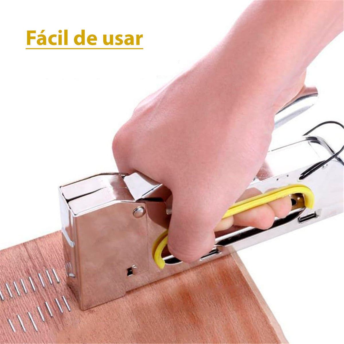 5 Piezas Engrapadora Tipo Pistola Tapiceria Uso Rudo Manual 2400grapa