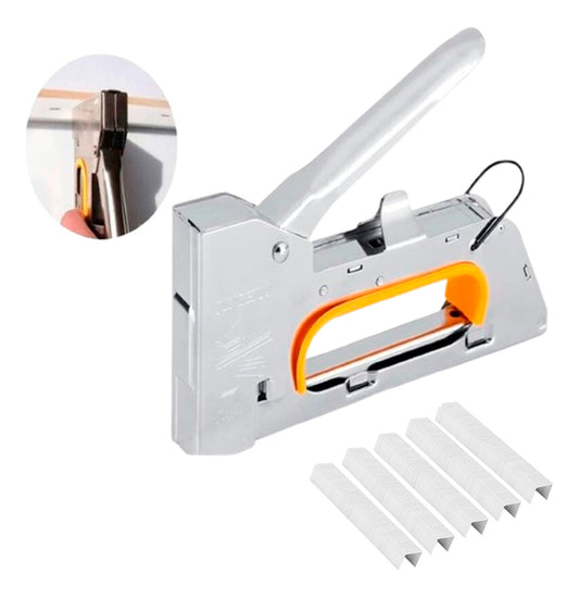 5 Piezas Engrapadora Tipo Pistola Tapiceria Uso Rudo Manual 2400grapa