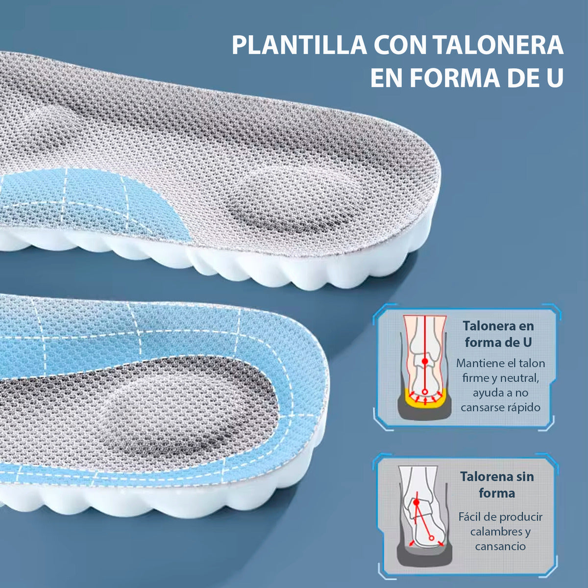 Plantilla Ortopedica Deportiva Almohadilla Calzado Descanso