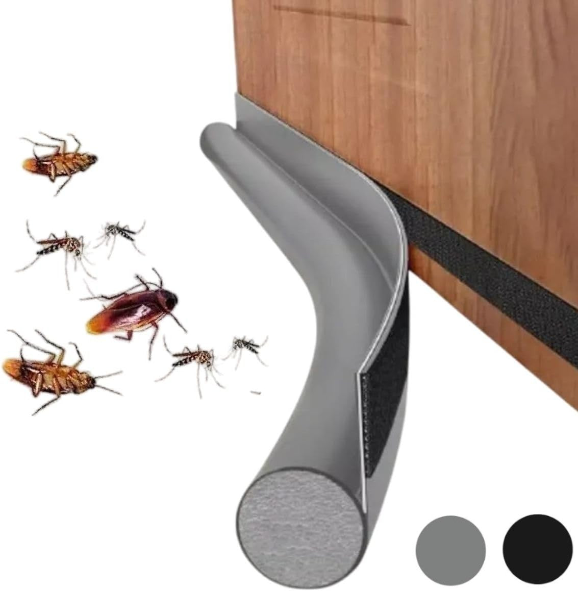 Tira Guardapolvo Puerta Cubre Cinta Adhesivo Burlete Polvo