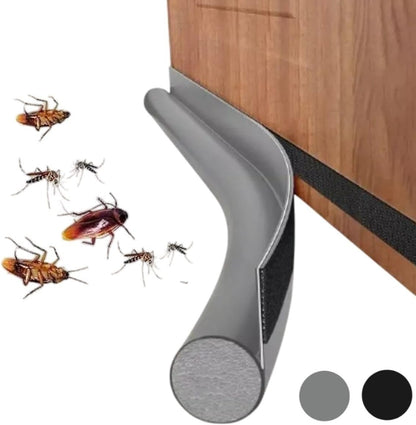 Tira Guardapolvo Puerta Cubre Cinta Adhesivo Burlete Polvo