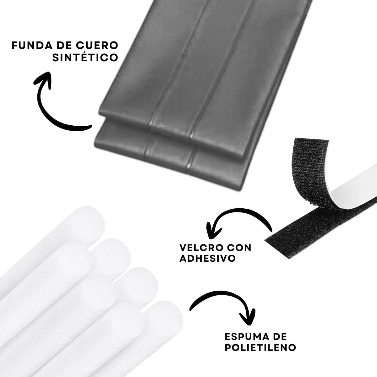 Tira Guardapolvo Puerta Cubre Cinta Adhesivo Burlete Polvo