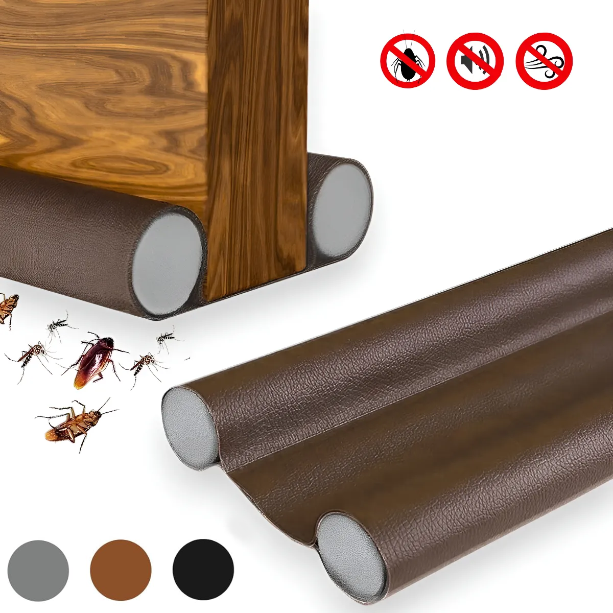 Protector Guardapolvo para Puerta Ajustable Aislante de Polvo e Insectos