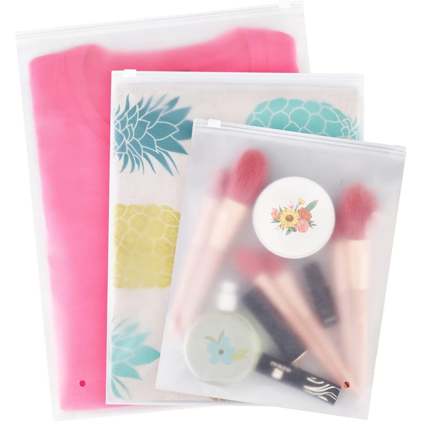 Bolsa Esmerilada Organizadora Boutique con Cierre | 50pzs