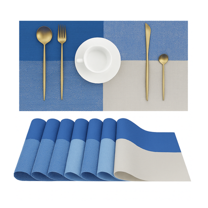 Mantel Individual Lavable Antideslizante Rejilla — Hogar & Restaurante | 8pzs