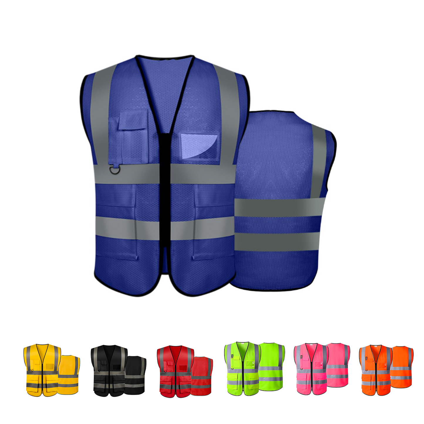 Chaleco Seguridad Trabajo Industrial Reflectante Nivel 3 | M