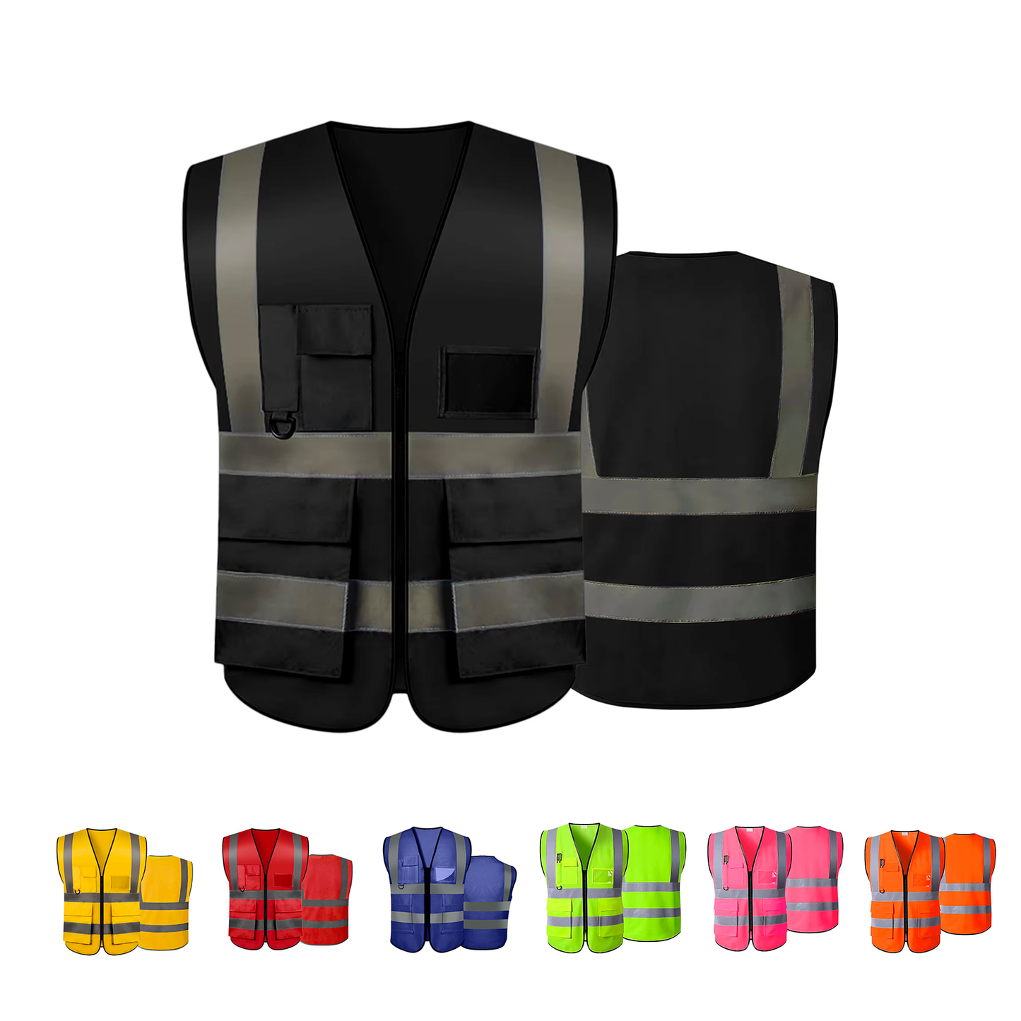 Chaleco Seguridad Trabajo Industrial Reflectante Nivel 3 | M