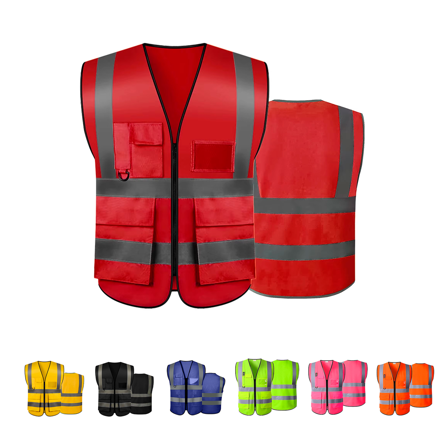 Chaleco Seguridad Trabajo Industrial Reflectante Nivel 3 | M