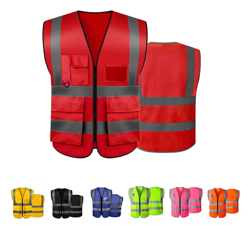Chaleco Seguridad Trabajo Industrial Brigadista Reflectante