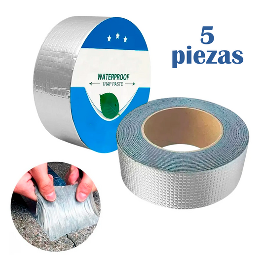 Cinta Impermeable 5 Piezas Adhesiva Resistente Sellador Fugas 5cm*5m