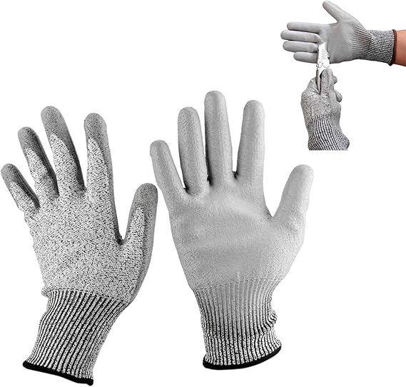 Guantes de Seguridad PU Industrial Multipropósito Antideslizante con Recubrimiento de Poliuretano