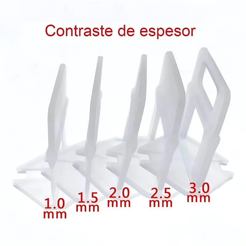 Clip Corbata Nivelador Porcelanico Azulejo Loseta Piso 100pz