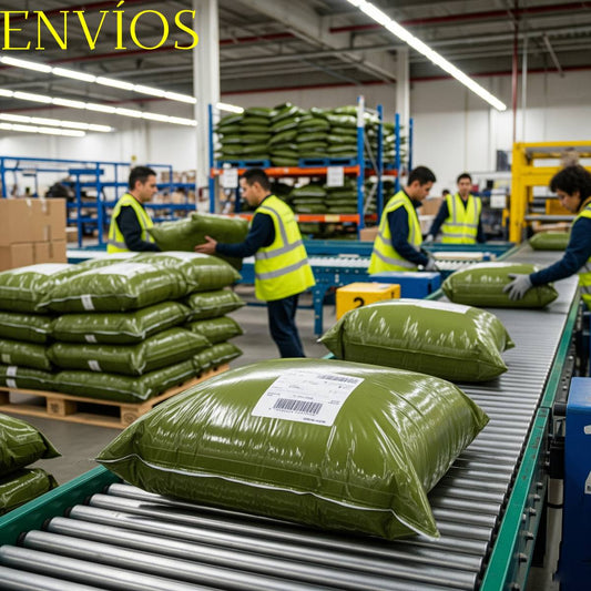 Bolsas Sobres para Envíos Poly Mailer de Polietileno Resistente | Verde Oliva 100pzs