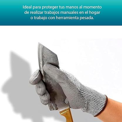Guantes de Seguridad PU Industrial Multipropósito Antideslizante con Recubrimiento de Poliuretano