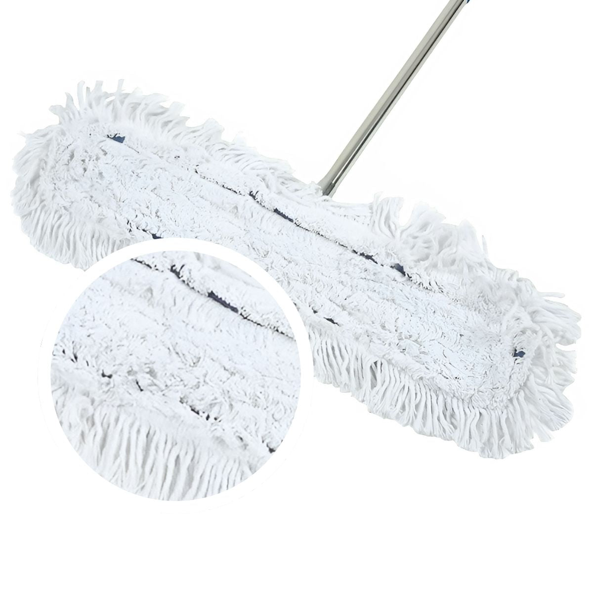 Trapeador Industrial Comercial Mop — 43 Pulgadas | Resistente Lavable Mopa Fregona Almohadilla Algodón | 110cm