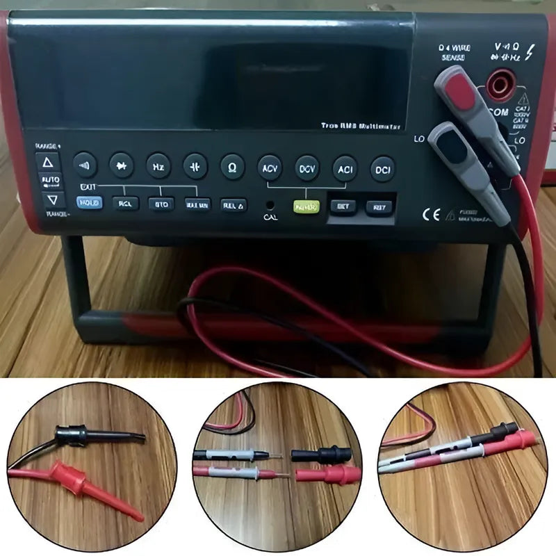 Kit Punta Multimetro Digital Prueba Cable Universal 20amp