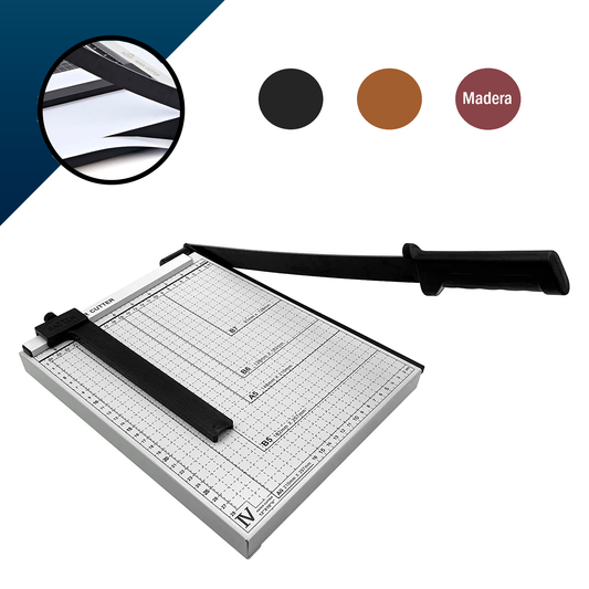 Guillotina A4 Diferentes Tamaño de Hoja Cortador Afilado Papel Foto Tarjeta Cizalla para Hogar Oficina Casa Trabajo