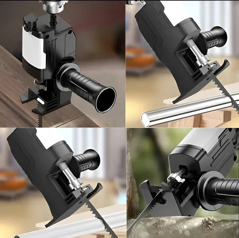 Adaptador Taladro Sierra Sable Reciproca Convertidor Cambio
